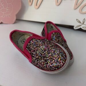 Cat and jack pink glittery/ sparkly shoes